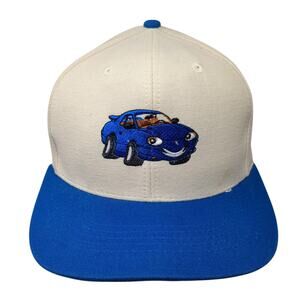 Blue Car Slideback Hat Multi One Size Embroidered Chevron With Techron